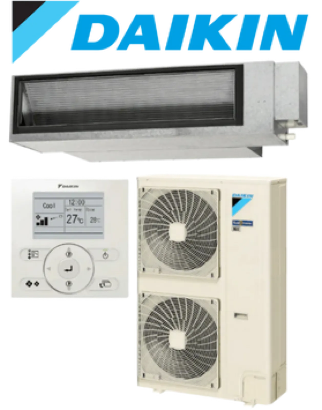 Daikin ducted system product illustration